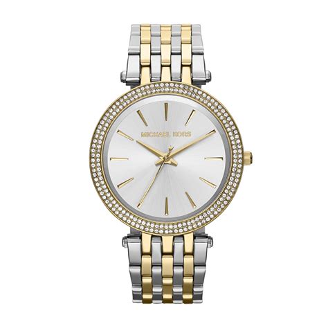 michael kors uhren damen gold silber|Michael Kors gold watches.